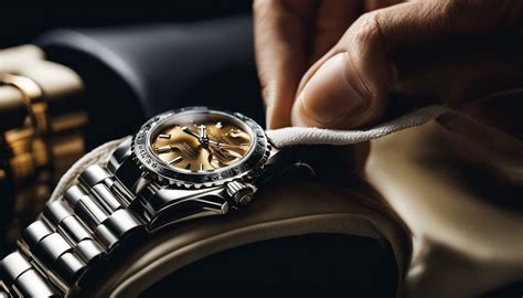 polishing a Rolex